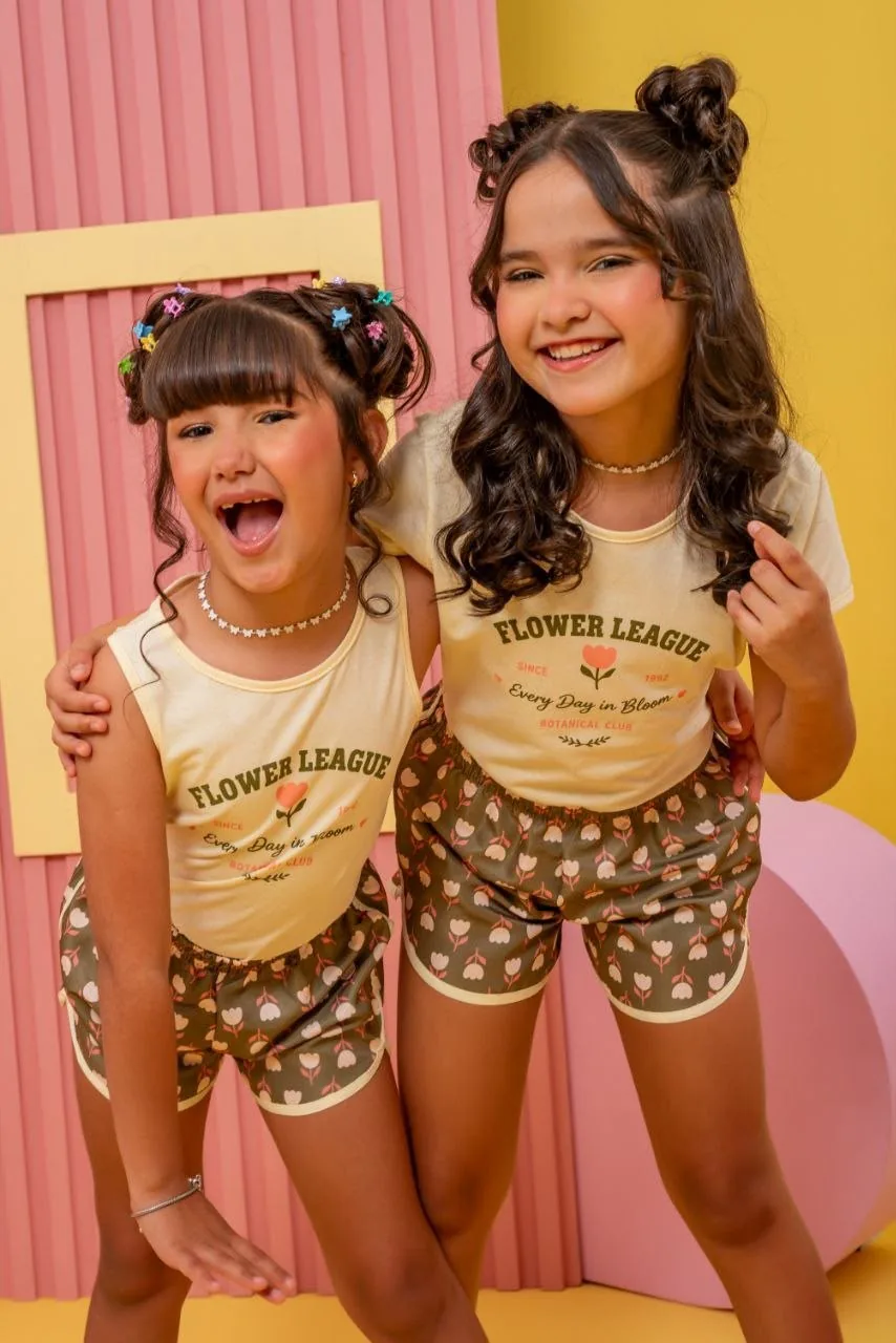 Conjunto Feminino Combinadinho - Loja de Roupa Infantil Bebela Moda Kids